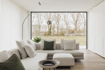 Plafonds tendus acoustiques haut de gamme intérieur privé Ypres